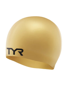 Tyr Gold Anti-Crease Silicone Swimming Cap