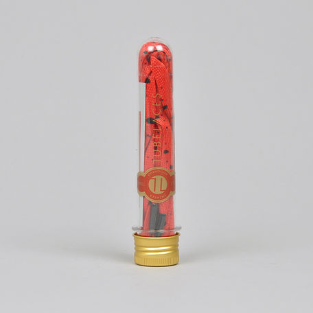 Gold Flat Splatter II rot/schwarz 130cm