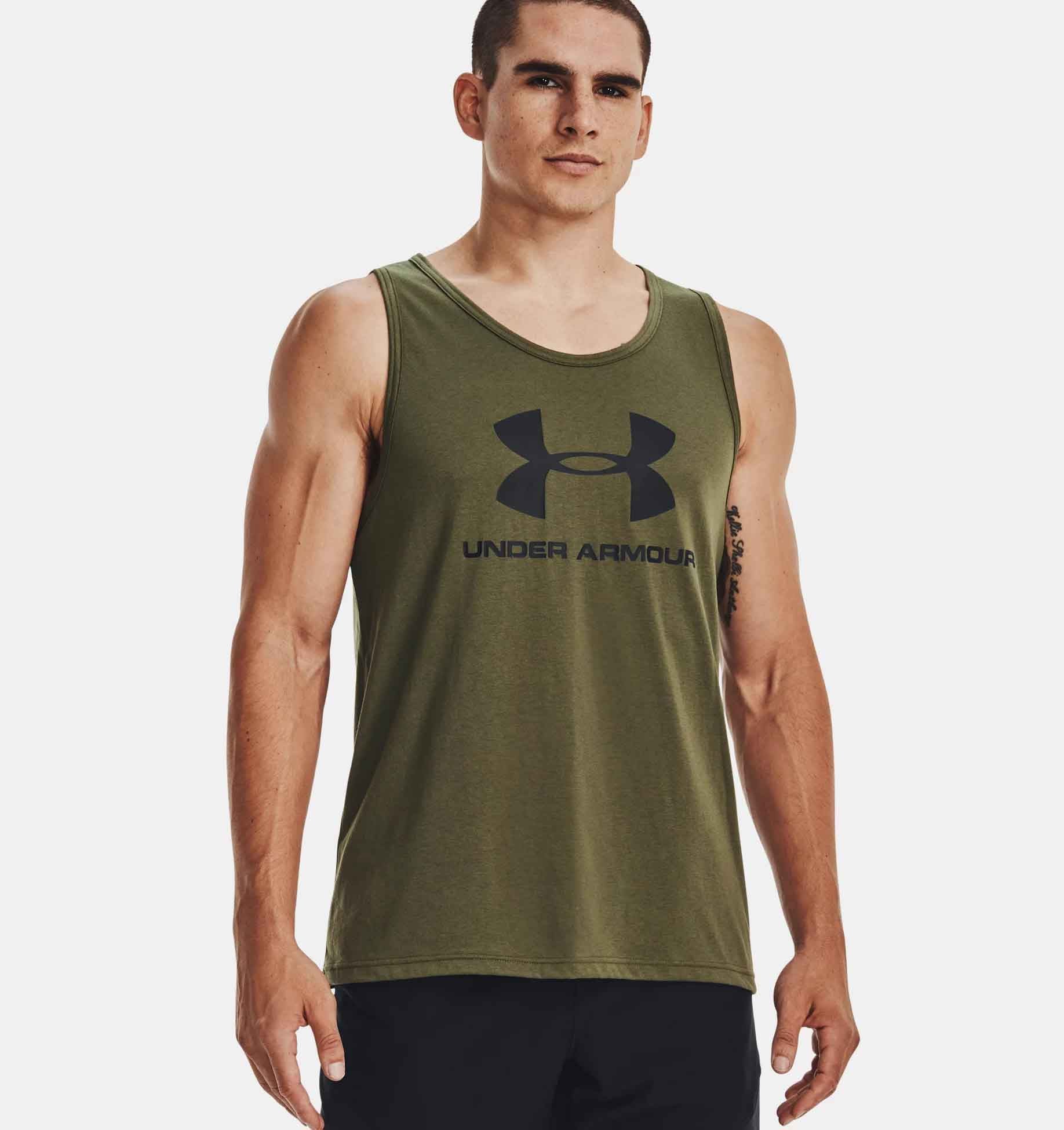 Camiseta sin mangas con logotipo UA Sportstyle
