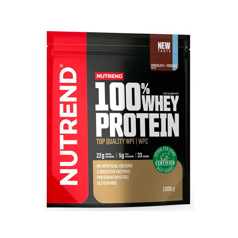 100% WHEY PROTEIN 1000 g Chocolate + Coco