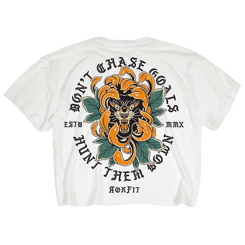 Don't Chase Goals Cropped T-Shirt