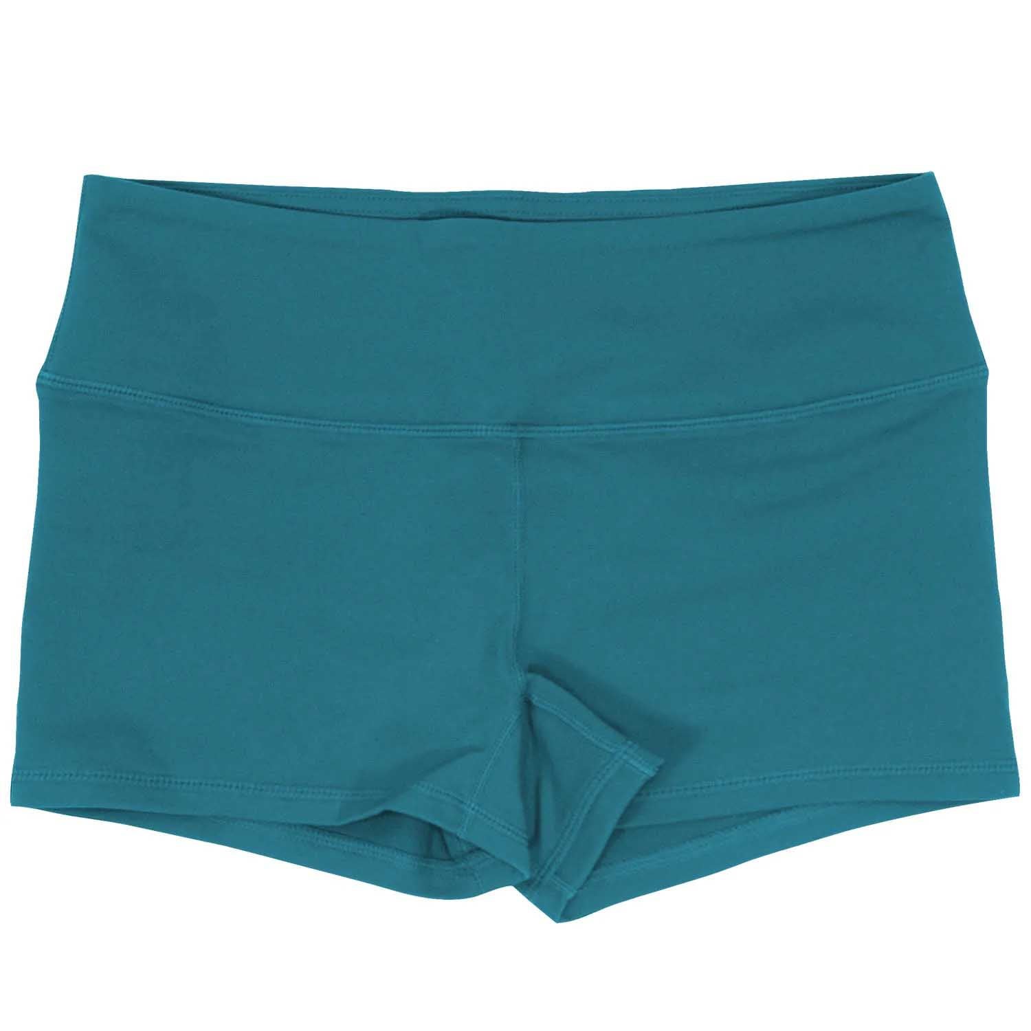 Blaugrüne Booty-Shorts